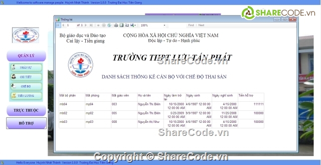 Quản lý điểm,File dữ liệu,Quản lý THPT,quản lý nhân sự,quản lý tiên,Quản lý biên chế